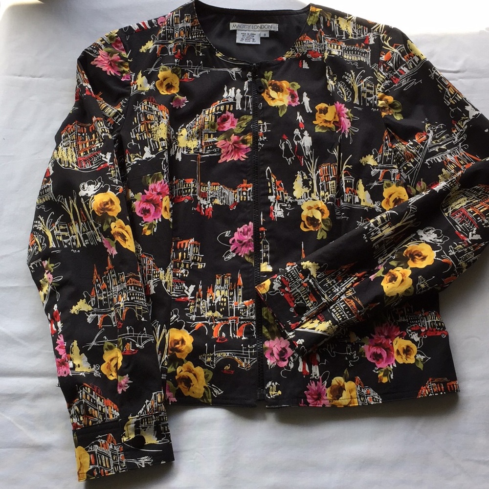 Beautiful Maggy London  Waist Long Jacket